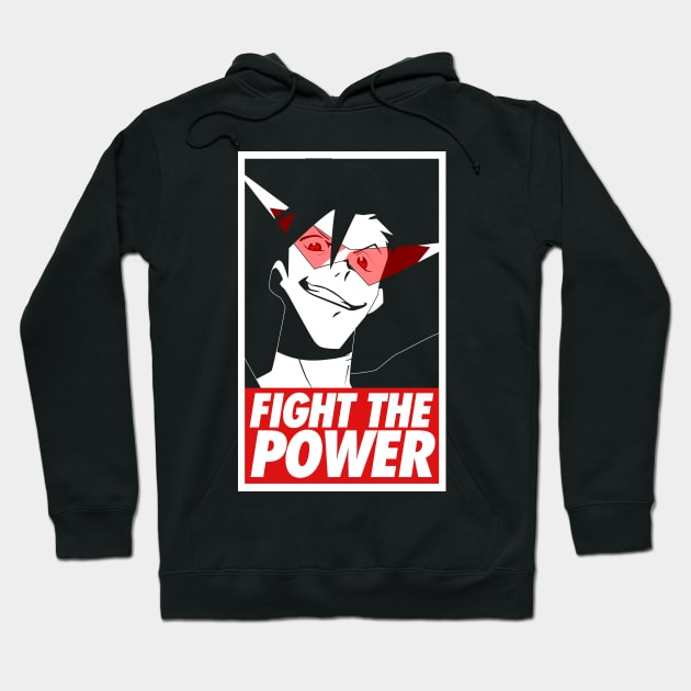 Fight the power Kamina Gurren lagann Hoodie by geekmethat